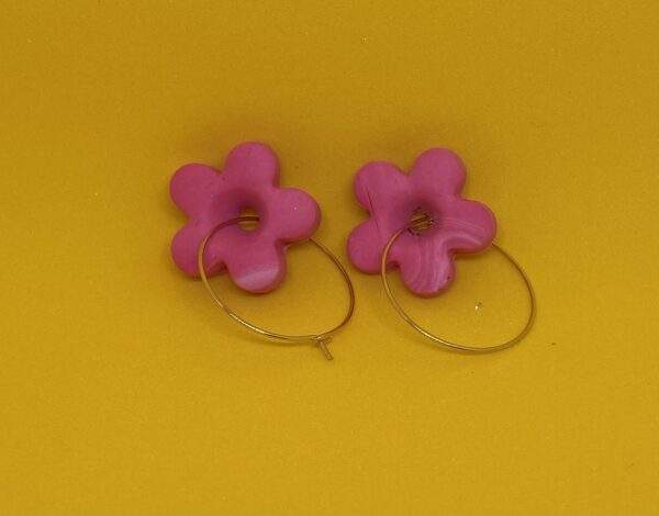 PENDIENTES ROSA