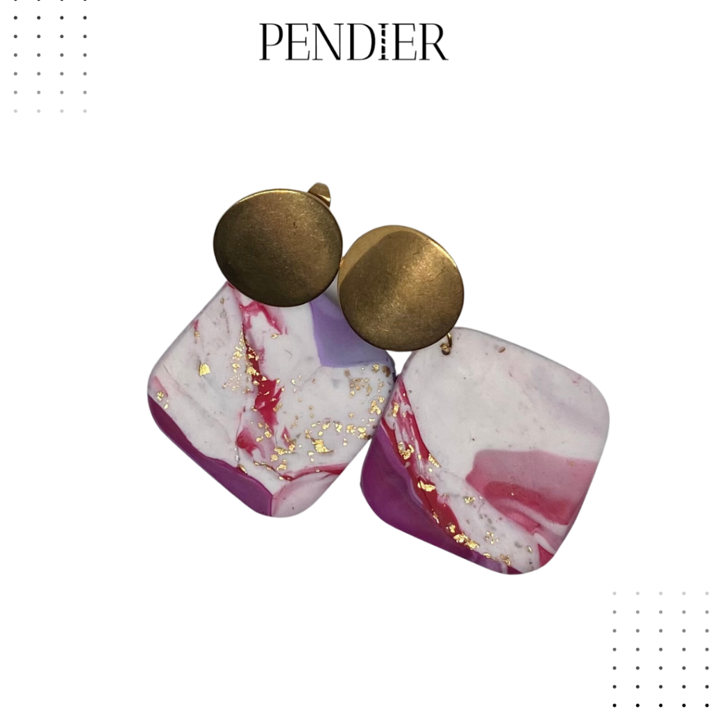 pendientes arcilla mujer